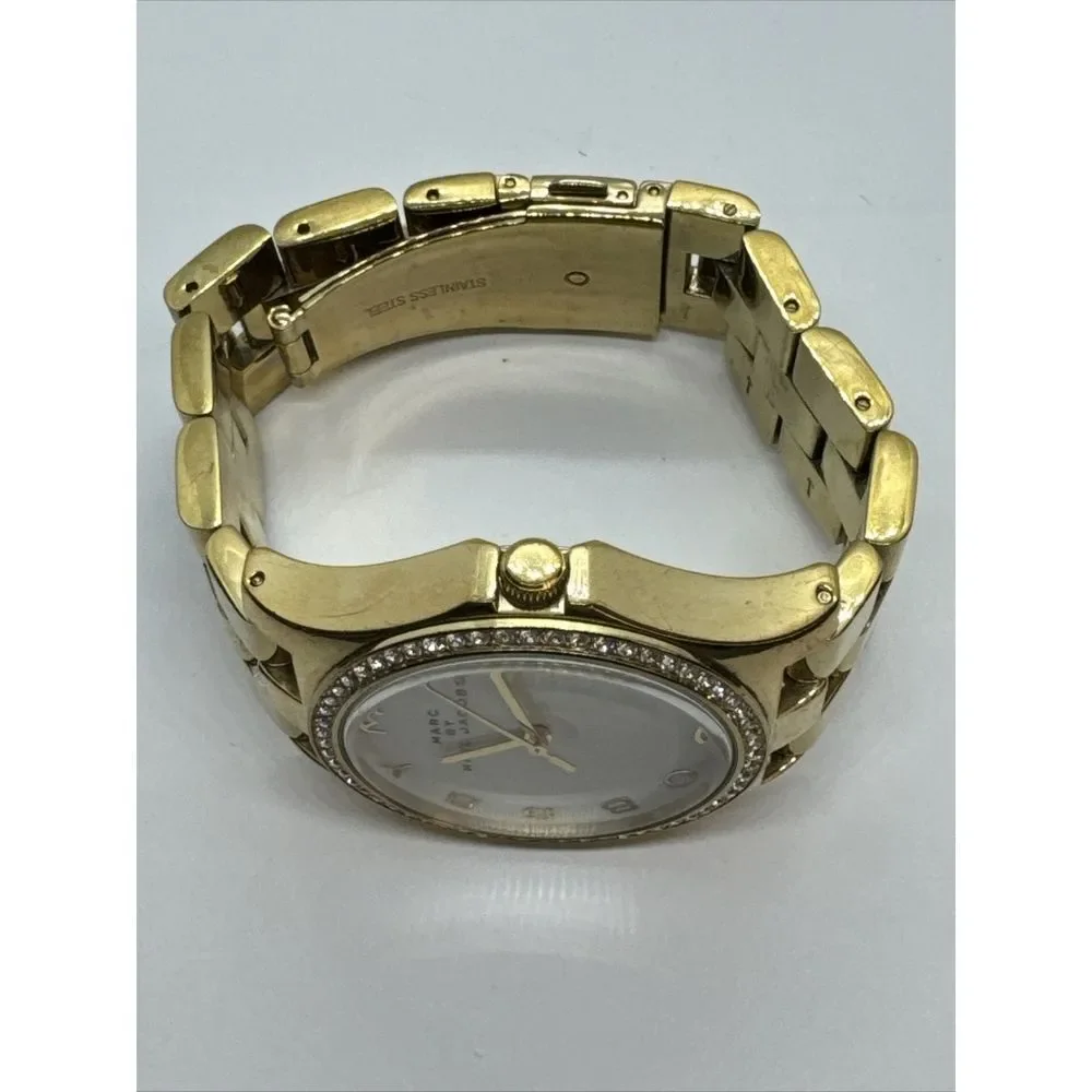 Marc Jacobs MBM3045 Women's Gold Stainless Steel Analog Dial Quartz Watch JNA729